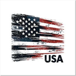 USA Flag Posters and Art